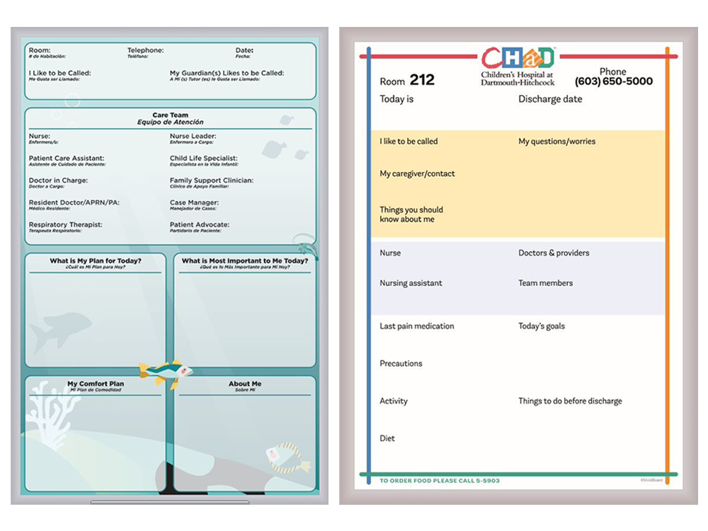 childrens hospital whiteboards