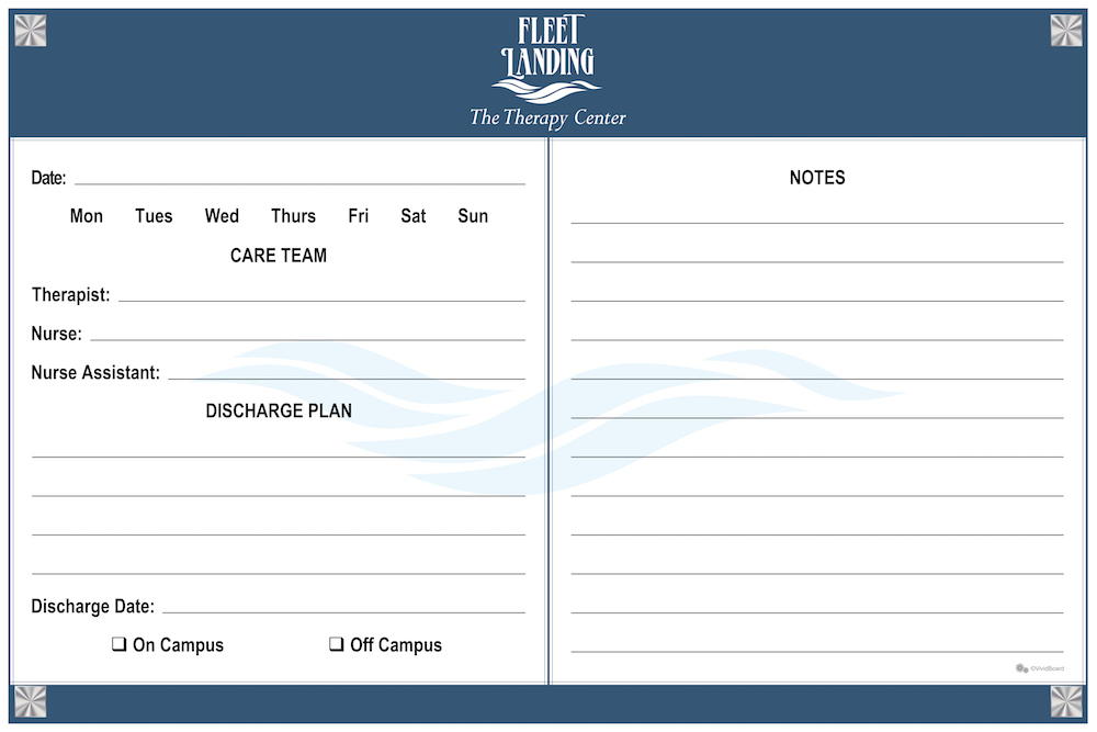 Fleet landing therapy center